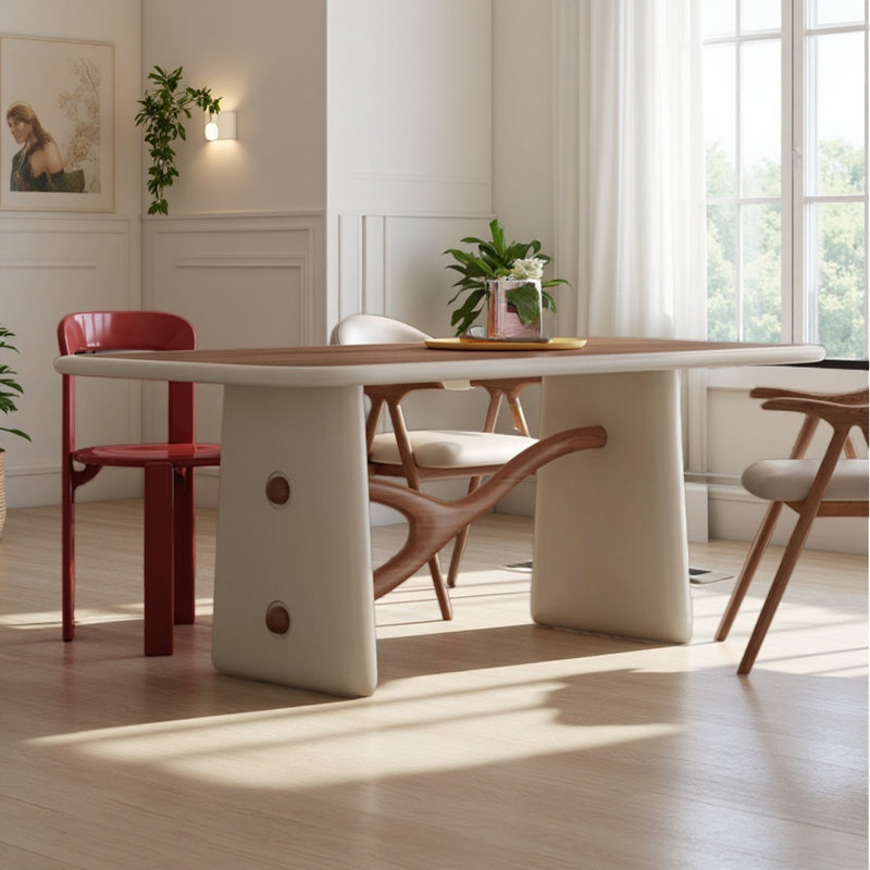 Modern and Simple Cream-style Dining Table