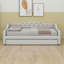 Upholstered Daybed With LED Belt And Trundle-29708507
