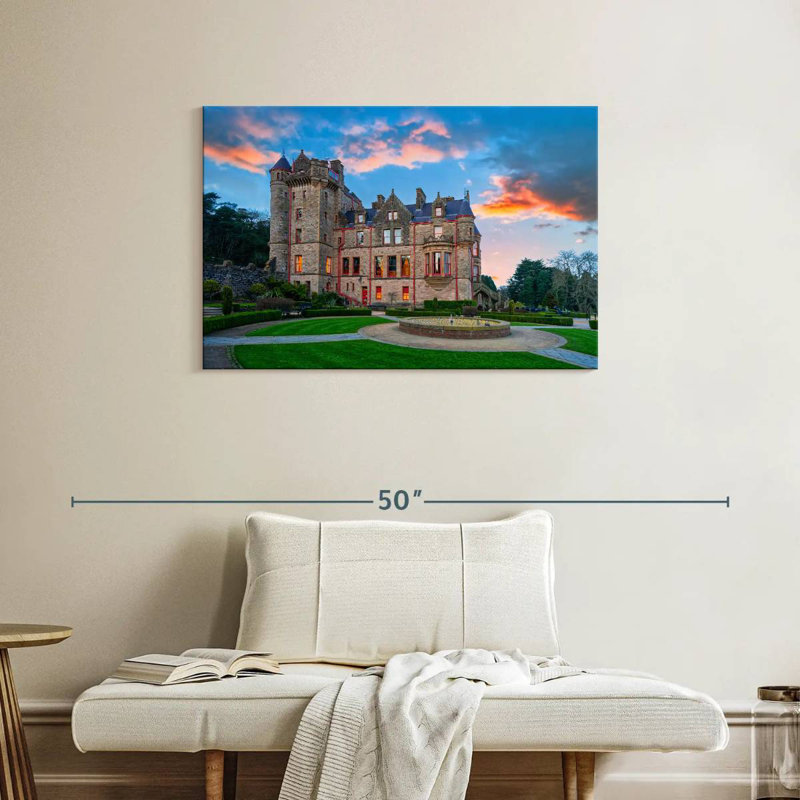 Château de Belfast en Irlande, H 24 po x l 36 po