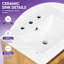 Meuble-lavabo à 4 tiroirs avec pattes en bois Heywood-231772708