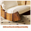Décoration de chambre de bébé et de salon | Chaise berçante coulissante en velours côtelé FlowLuxe, structure en bois massif, finition blanche