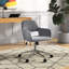 Primeaux Velvet Scandinavian Desk Chair-49933561