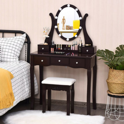 Ensemble coiffeuse et tabouret Craney