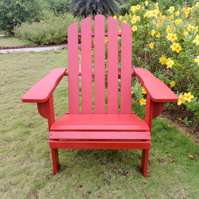 Chaise Adirondack en bois Maly Somerville