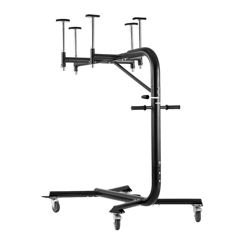Système de levage à toit rigide robuste pour Jeep Wrangler JK JL et Ford Bronco - Palan de rangement à hauteur réglable avec roues