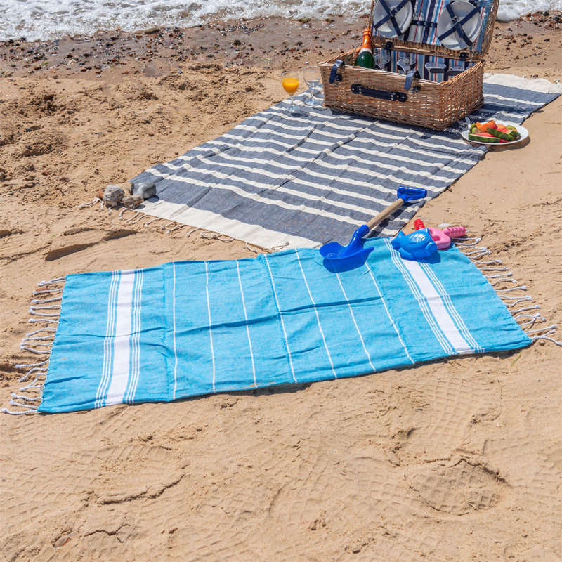 Nicola Spring - Turkish Cotton Children's Towel - 100 x 60cm, Blue