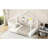 White Metal House Twin Platform Bed - Contemporary Bedroom Selection. Strong Construction. No Box Spring Needed. Simple Assembly Process. 75'' X 39.2''. 42Lbs Weight. 63.8'' Height. 6-8'' Mattress