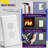 Duplex Receptacle 1-Gang Wall Plate, Oversize - White (3-Pack)