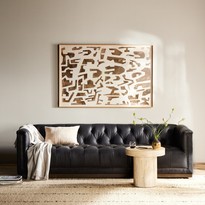Maxx Sofa, Heirloom Sienna Genuine Leather