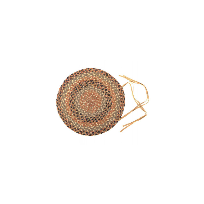 Coussin de coussin de chaise tressé, Orange