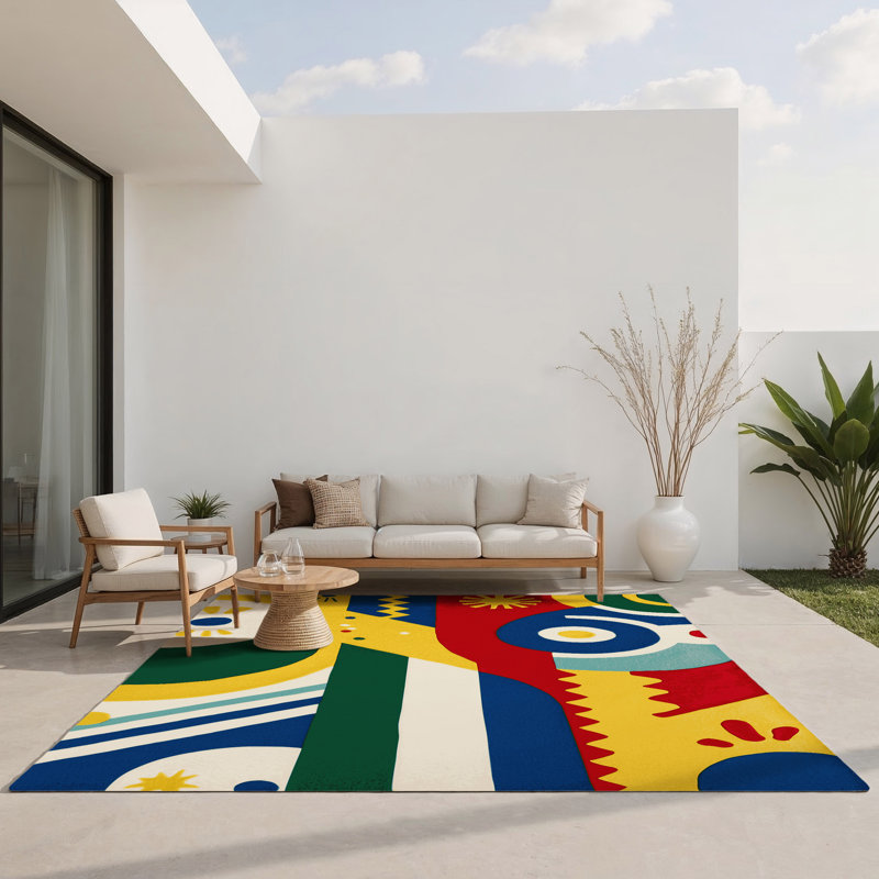 Tapis intérieur et extérieur Bouncy Flair, Rectangle 9 pi x 12 pi