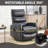Heat Massage Manual Recliner Chair With Rocker And Swivel In Fabric For Living Room-328087345