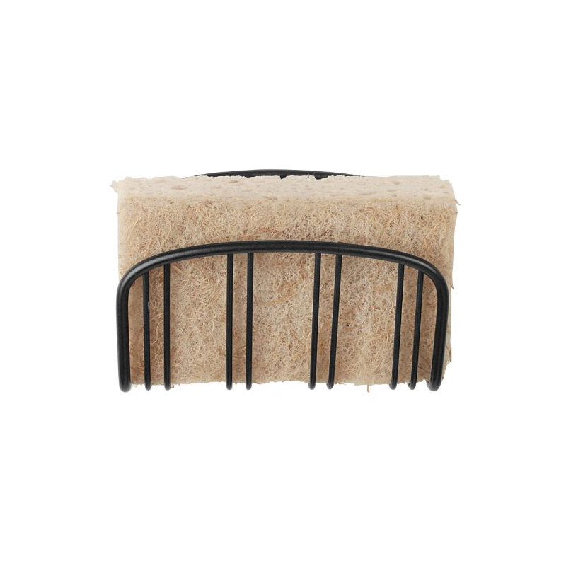 Contempo Suction Sink Sponge Holder, Black