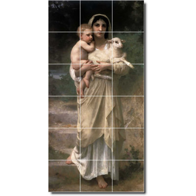 Carreau de céramique décorative 36 po x 72 po 12 po x 12 po