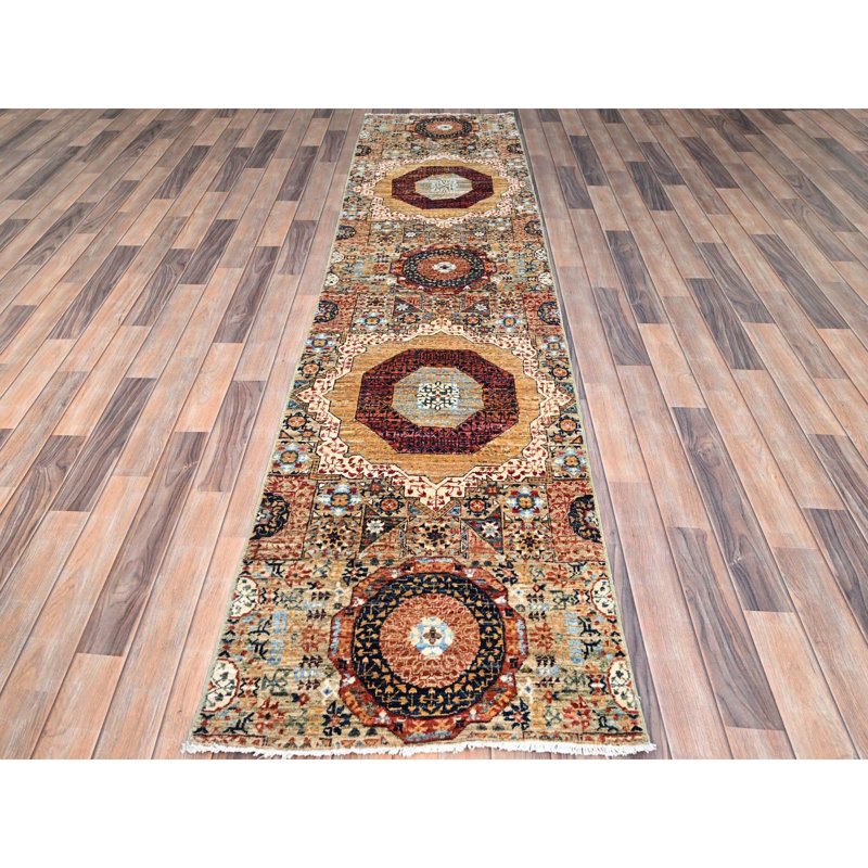 Tapis de couloir oriental blanc en laine douce noué à la main 2 pi 5 po x 10 pi 3 po 77A67B16AAFF45FD9D14BE4F24A3F7E2