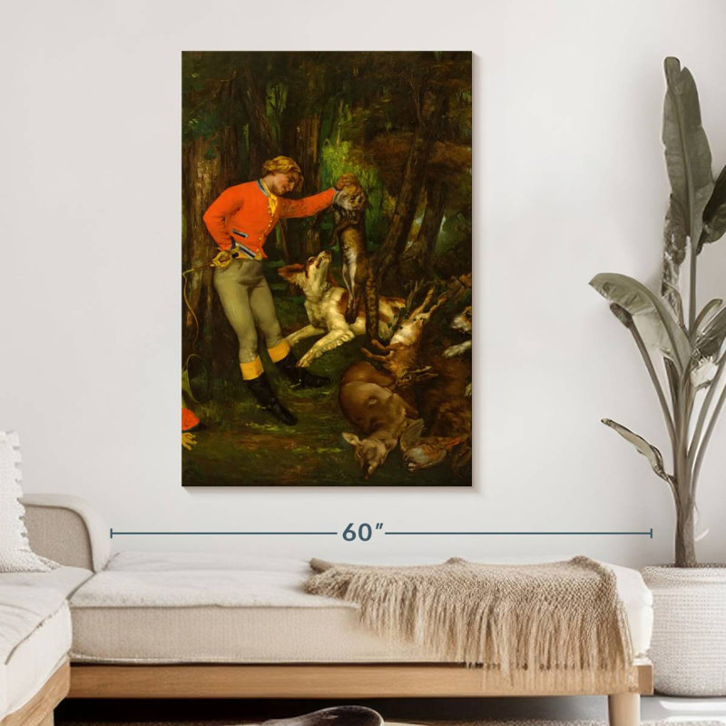 Après la chasse, H 48 po x l 32 po
