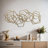 Gold Iron Metal Abstract Shapes  47.4-Inch Wide Wall Decor-1650237340-1650237313