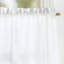 Rideau de café blanc 56 "Hiles Penny Eyelet (ensemble de 2)