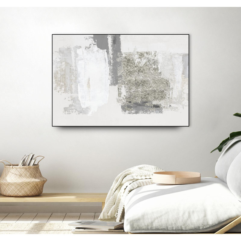 «Silver Slate», toile encadrée par Giant Art