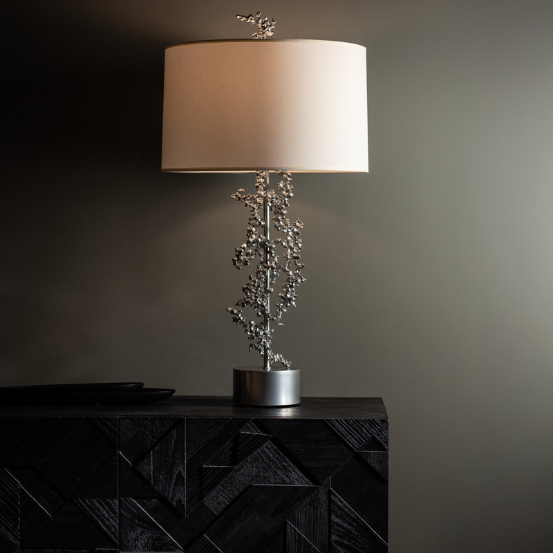 Coral Table Lamp, Sterling, Sterling