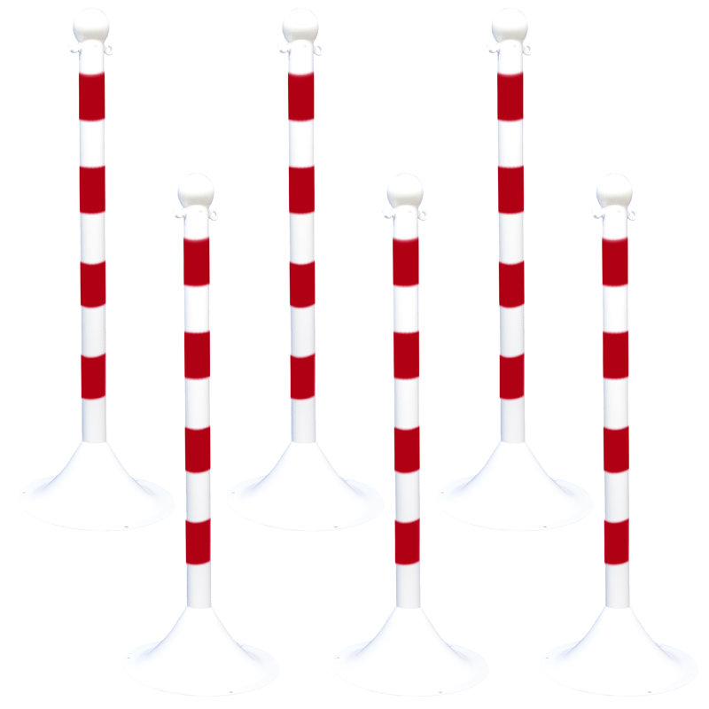 Rayon léger Mr. Chain Stripes, Rouge / blanc
