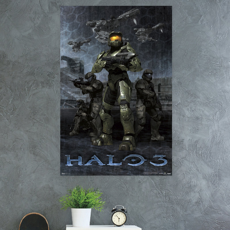 « halo 3-master », impression sur papier