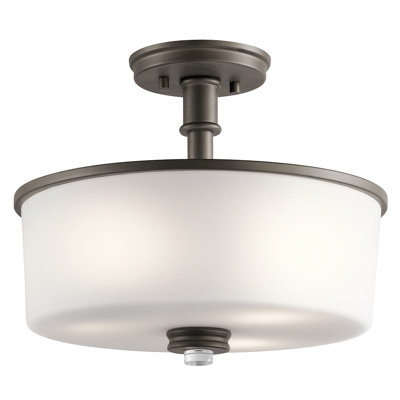 Joelson Glass Semi Flush Mount