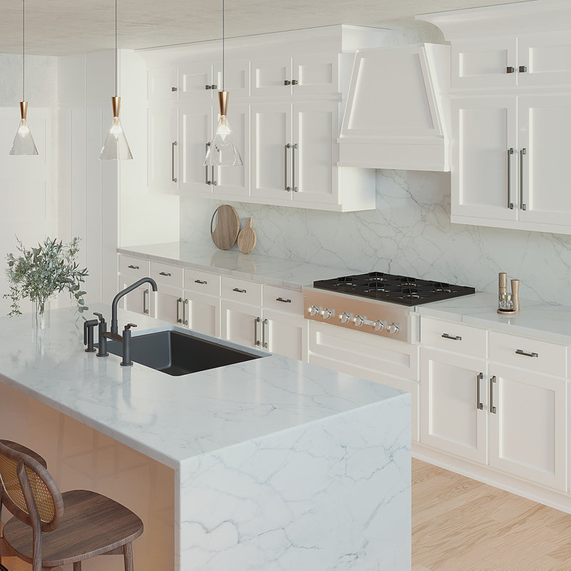 Brownstone Collection Square Knob - Cabinet Knob - Transitional Hardware for Drawers & Cabinets, Matte Black, 1-3/8"