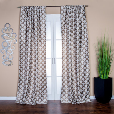Meunier Semi Sheer Curtain Single Panel