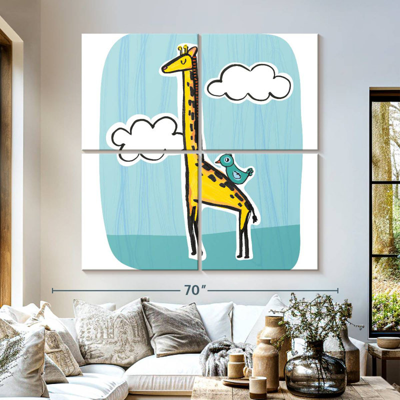 Ashelle Wild About You Giraffe, H 57 po x l 57 po