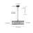 Baconton 3 - Light Dimmable Drum Chandelier