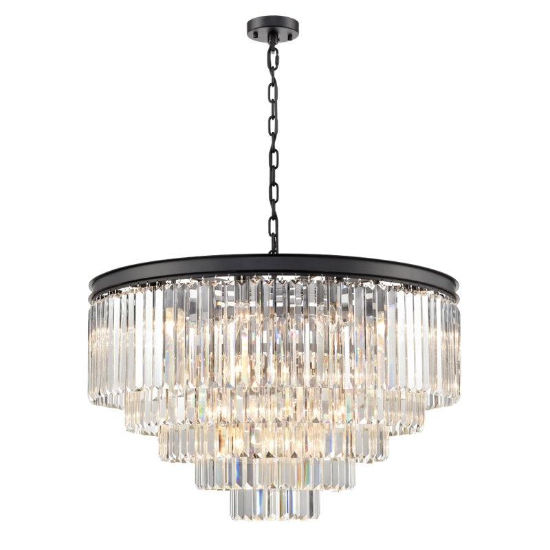 Abdülhalim 27 - Light Black Chandelier Pendant
