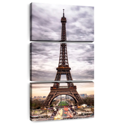 Storm Clouds Eiffel Tower