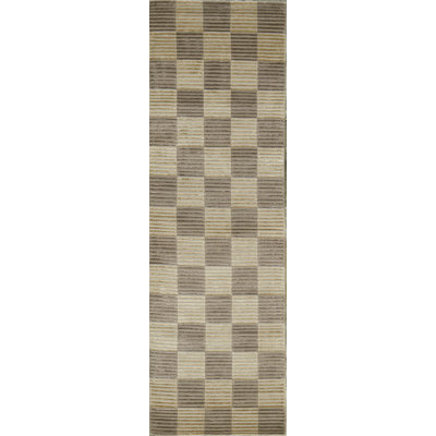 Hand-Knotted High-Quality Camel Area Rug