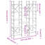 Aadrika 172.5cm H x 127.5cm W Steel Etagere Bookcase-476080596