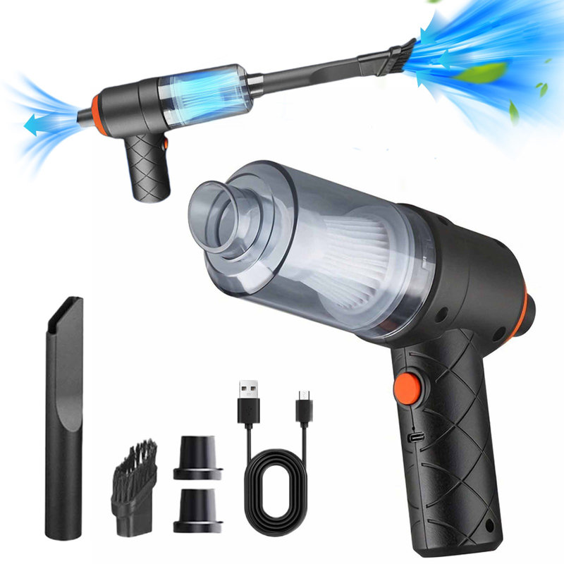 Aspirateur de voiture à main 120W Aspirateur puissant pour petites voitures Mini Buster avec USB