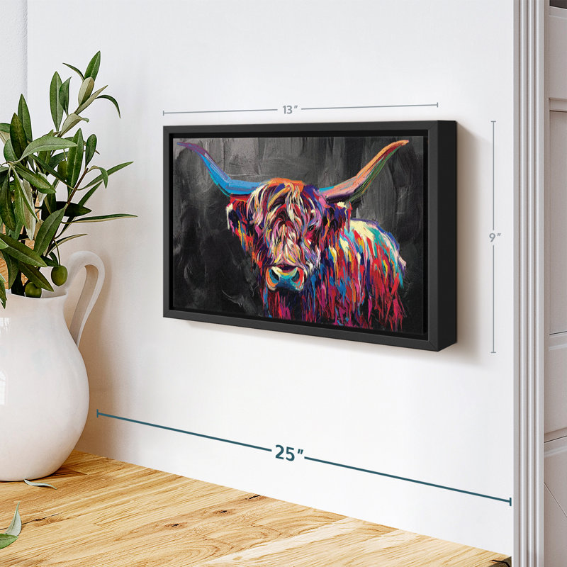 Animal "Vache multicolore", H 9 po x l 13 po