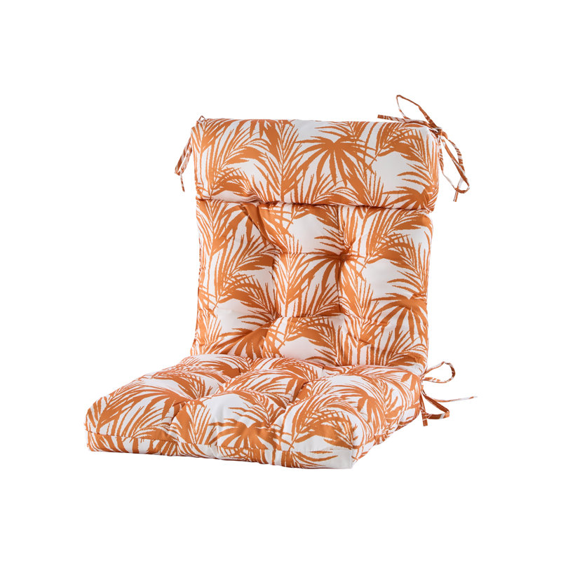 Outdoor 4'' Seat / Back Cushion, Orange