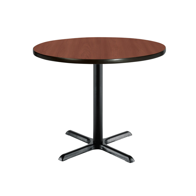 Table de pause ronde Mode, Acajou, H 29 po x L 30 po x L 30 po