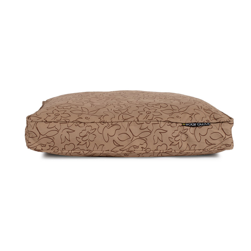 Body Glove Paintflower Pet Napper with Removable Cover, Medium (36"w x 27"d x 4"h), Earth