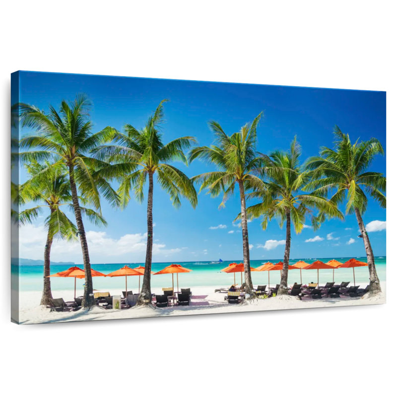 Parasol de plage Boracay, H 24 po x l 36 po