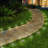 Black Solar Powered Metal Pathway Light