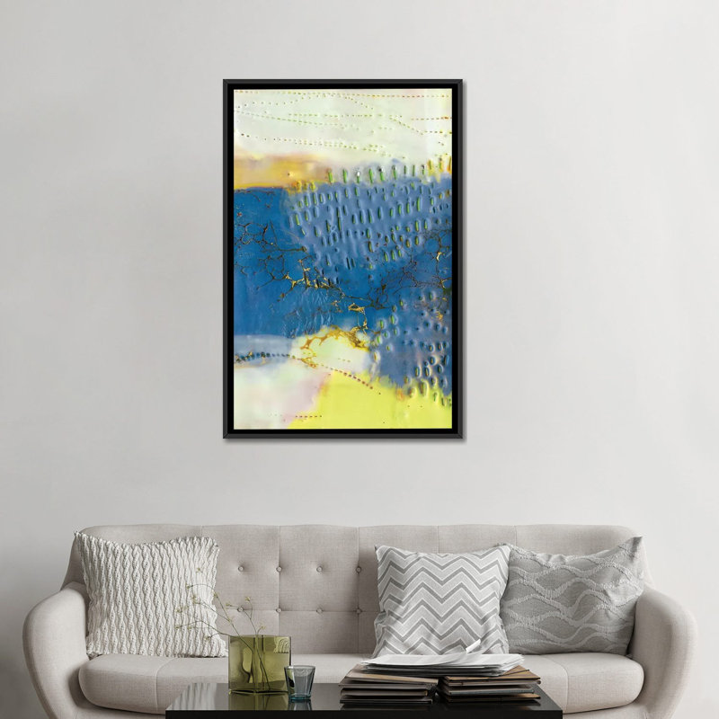 Concord IV - reproduction sur toile, H 26 po x l 18 po x P 1,5 po, Toile avec cadre noir, Pas de tapis