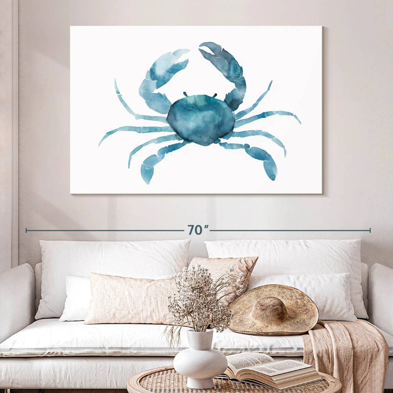 Crabe bleu Brampt, H 34 po x l 51 po