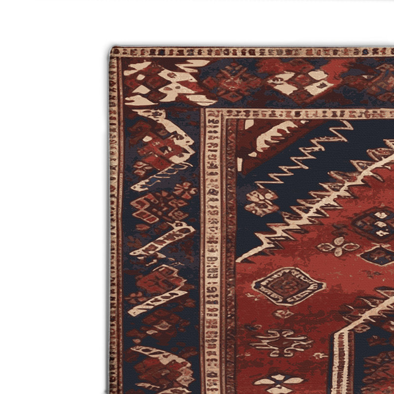 Tapis turc intérieur et extérieur brun, Rectangulaire 2 pi x 3 pi