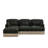 Deep Seat Modular Sofas, Chenille Leopard Contemporary Style For Home