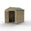 Beckwood 7 ft. 5 in. W x 6 ft. 6 in. D Solid Wood Garden Shed
