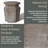 Clesha Ceramic Accent Stool