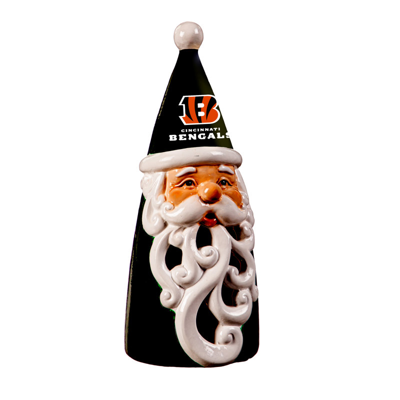 Cincinnati Bengals Santa LED Statuary, 8"