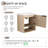 Jaylon 20.37 " W Free Standing Wall Mounted 1 Single Vanity Bathroom Vanity With Ceramic Top